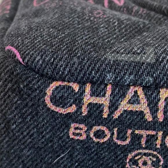 Authentic Chanel Medium Quilted Denim Mood Flap Bag - Picture 11 of 16